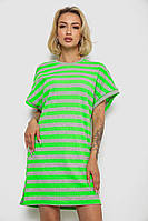 Женская Туника Салатовая В Полоску Повседневная Весенне-летняя Sellia Жіноча Туніка Салатова В Полоску