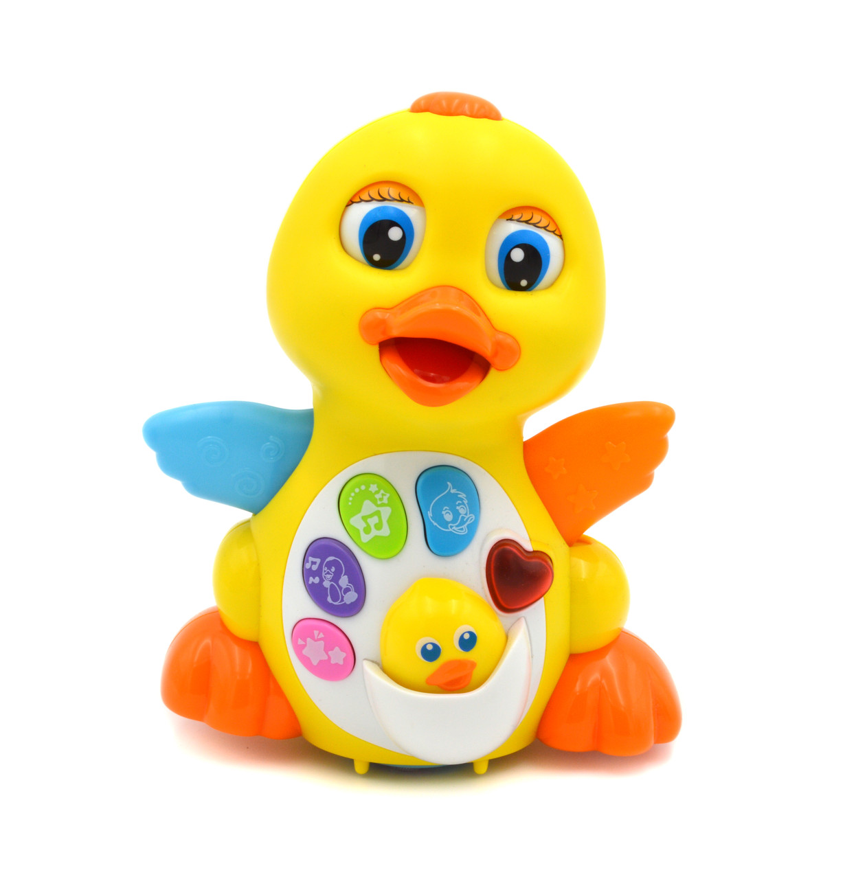 Музична іграшка "Танцююче каченя" зі світловими і звуковими ефектами, фото 1
