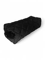 Косметичка плюшева - Чорна XXL 35/15/10