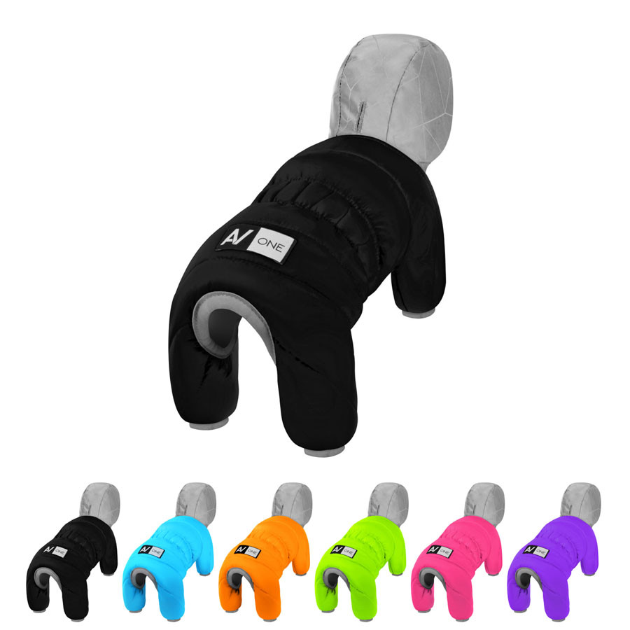 Комбінезон для собак AiryVest ONE, розмір S 32 чорний, фото 1