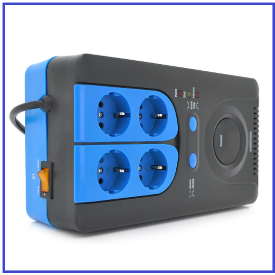 Стабілізатор напруги Green Wave 1500VA (1050Вт) 140-260V