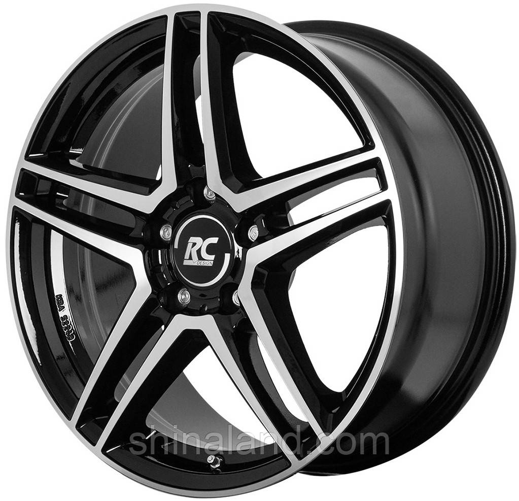 Диски RC Design RC-D17 8x18 5x112 ET43 dia66,6 (Gloss_Black_Polish) (литой)