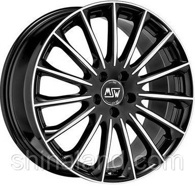 Диски MSW 30 9,5x20 5x112 ET22 dia73,1 (Gloss_Black_Polish) (литой)