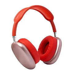 Навушники бездротові Bluetooth MHZ P9, червоні 9143 - оригинал