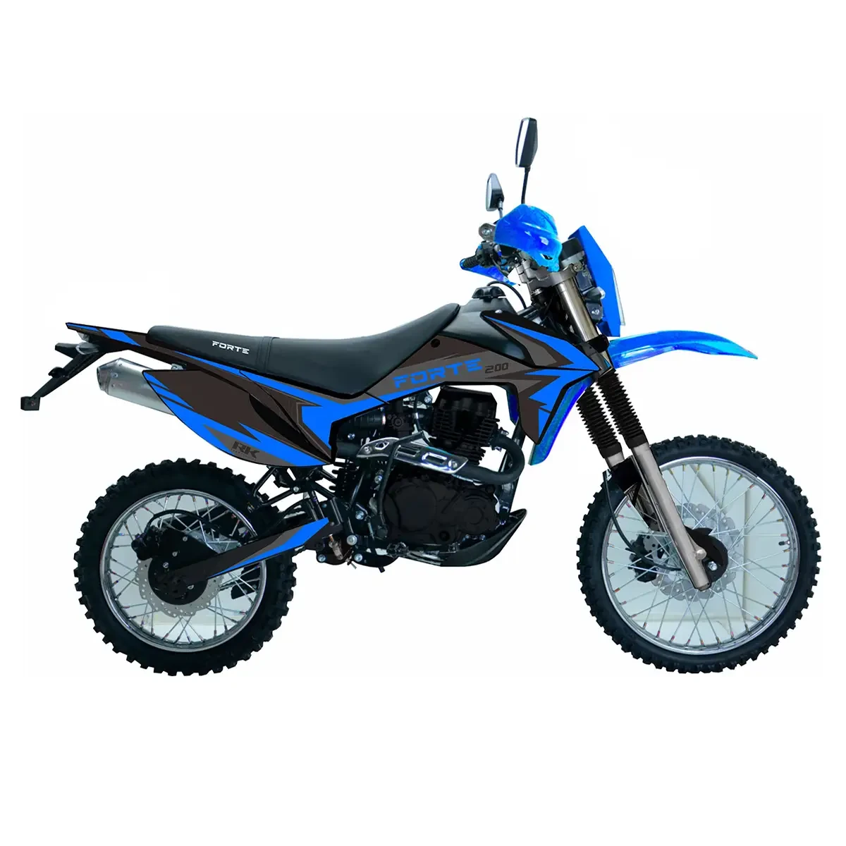 Мотоцикл Forte FT200GY-C2 Об'єм 249 см3 шини 19''/16'' 14 к.с купити в інтернет-магазині дешево