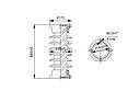 Ізолятор опорно-стрижневий ІОС-35/500-01 УХЛ1, фото 3