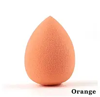 Губка спонж для макіяжу крапелька Makeup Sponge M45 Помаранчевий