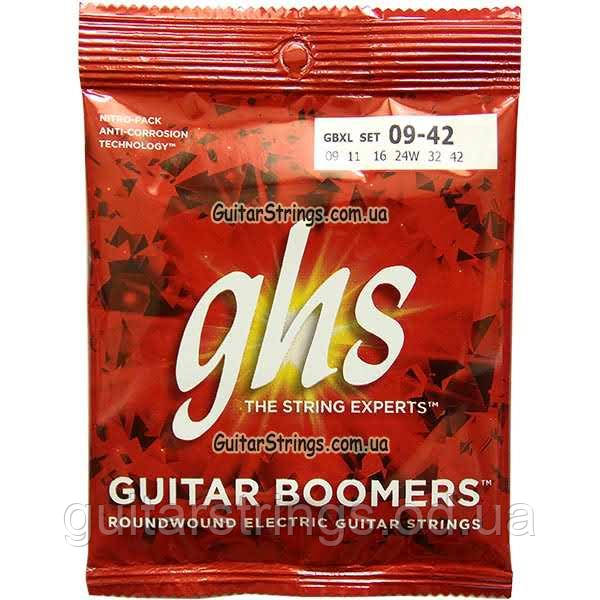 Струни GHS Boomers GBXL 9-42 Extra Light, фото 1