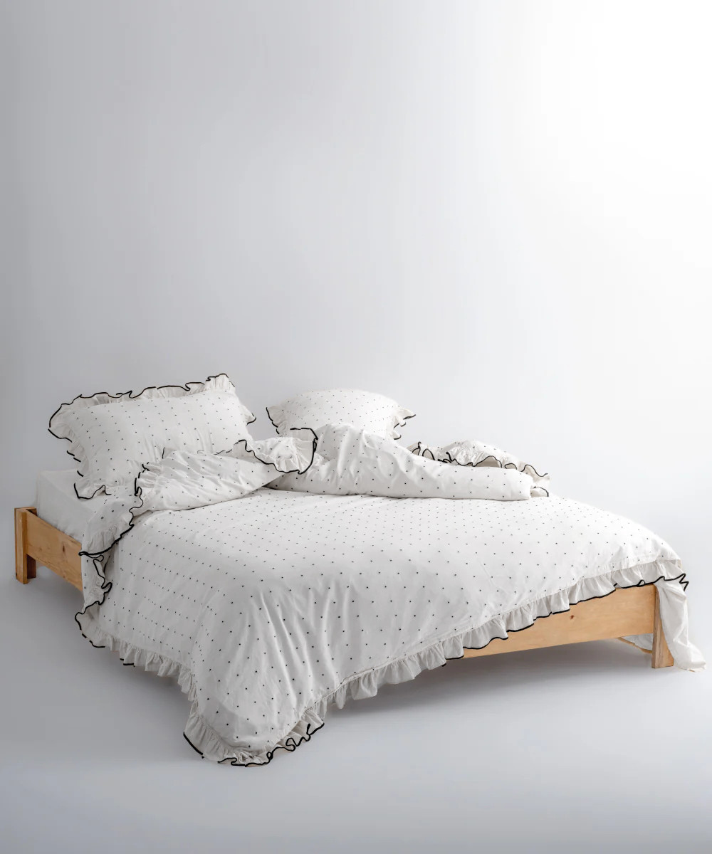 Постільна білизна Limasso 200 х 220 см Exclusive Point Snow White, фото 1