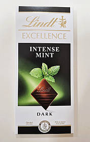 Шоколад Lindt Excellence м'ята 100 г чорний (термін 16.10.2025)