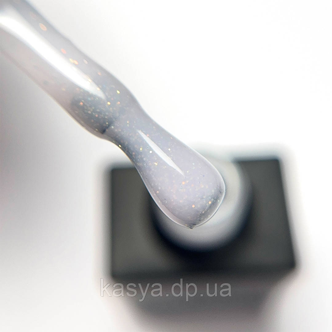 Top NAILSOFTHENIGHT Opal Top №02, 10 мл з опаловими блискітками на легкій молочній основі