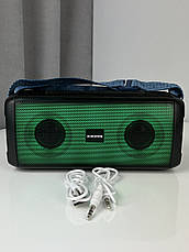 Портативна бездротова Bluetooth колонка Borofone BR 26 Daring з ремінцем та різнобарвним підсвічуванням, чорна, фото 4