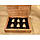 Набір бронзових чарок "Козацька рада" у дерев'яному кейсі, фото 2