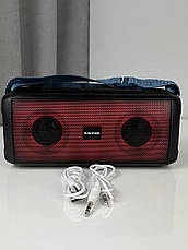 Портативна бездротова Bluetooth колонка Borofone BR 26 Daring з ремінцем та різнобарвним підсвічуванням, чорна, фото 2
