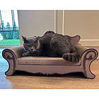 Кігтеточка-диван Purlov 24285 – для котів, зручна та міцна, фото 7