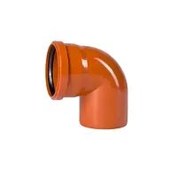 Коліно для зовнішньої каналізації Інсталпласт 110 мм (90°)