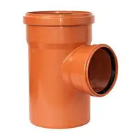 Трійник для зовнішньої каналізації Інсталпласт 200x110 мм (90°)