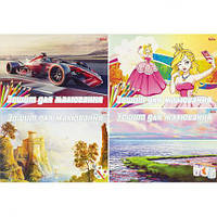 Від 16 шт. Альбом А4 16 л., 120г / м², скоба з перфорацією,  обкладинка 200г / м² купити дешево оптом в інтернет-магазині