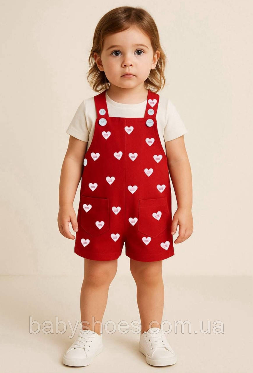 Костюм для дівчинки La'ciel Paris, комбінезон та футболка р-ри 98-122, мод.00022, фото 1