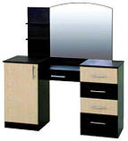 Стіл туалетний Ліра МДФ СТ-129 (БМФ) 1260х400х1490мм, фото 3