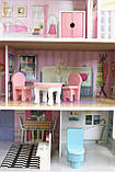 Ляльковий Будиночок дерев'яний із меблями 3 поверхи MD 1204, фото 4