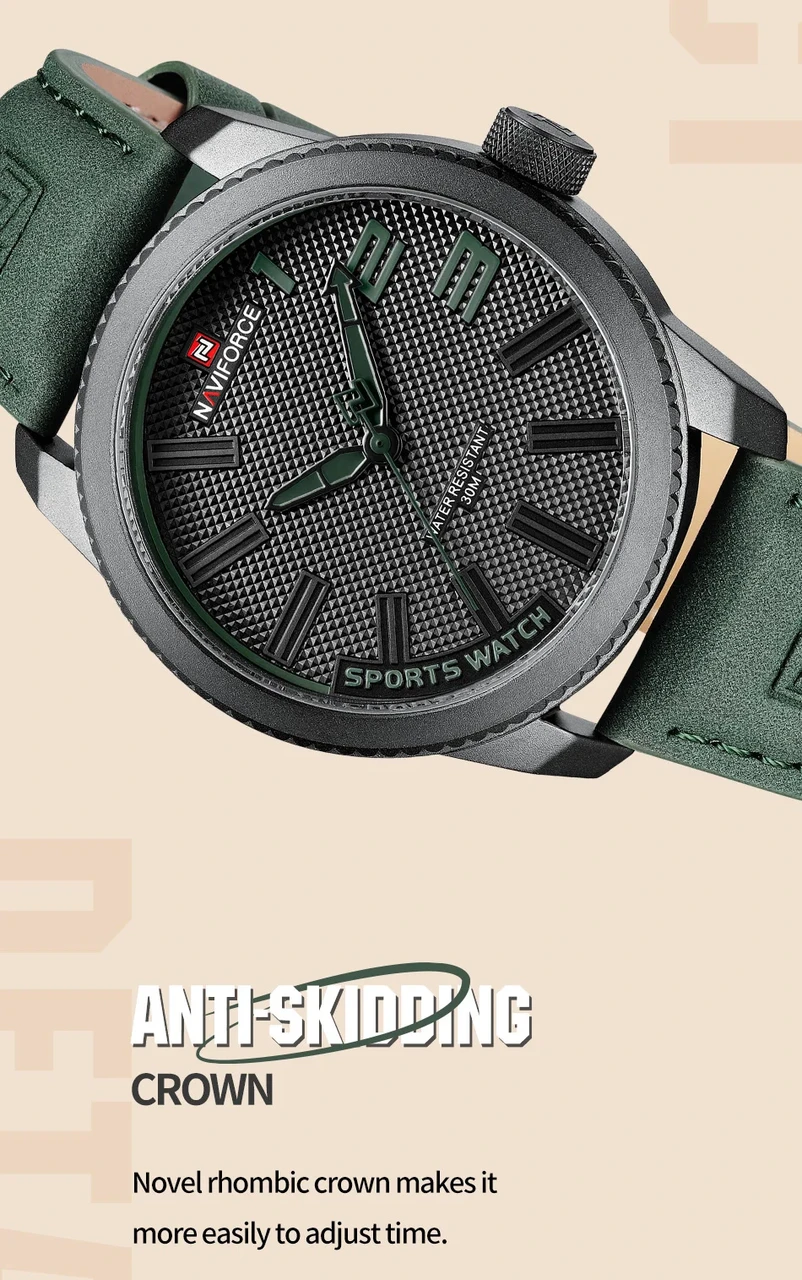 Чоловічий наручний годинник NAVIFORCE NF9202L