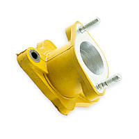 Патрубок карбюратора Minsk-Viper CG-125-150 прямий жовтий