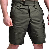 Тактичні шорти Ріп-Стоп Карго-кишені з клапанами Олива