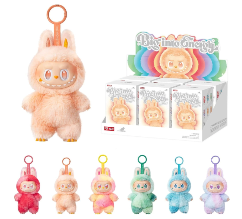 Колекційний брелок-сюрприз Labubu V3 Big into Energy Series, фото 1