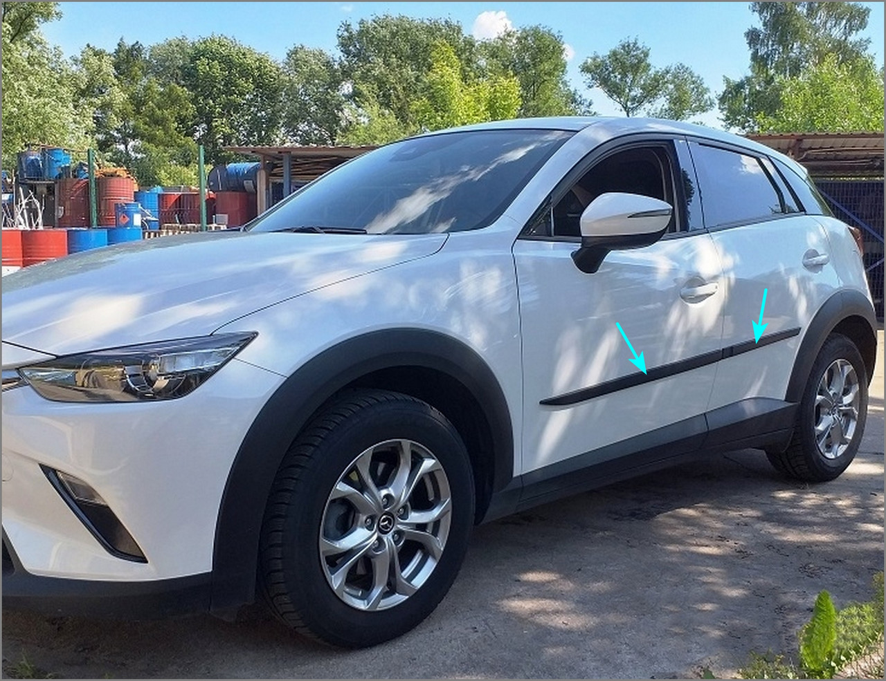 Молдинги на двері для Mazda CX-3 2015+, фото 1