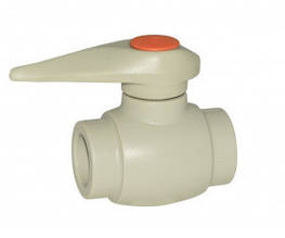 Кран кульовий поліпропіленовий HI-THERM DN 25 латунна обойма (Італія) 130526