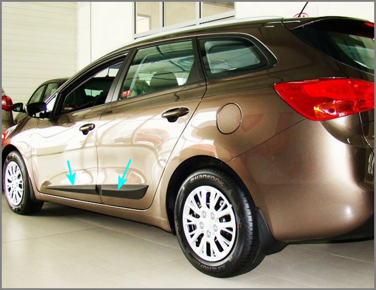Молдинги на двері для KIA Cee'd Mk2 CW 2012-2017