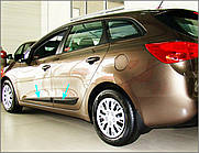 Молдинги на двері для KIA Cee'd Mk2 CW 2012-2017