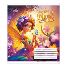 Зошит 12 листов клітка "Бриск" / Квіткова фея, фото 2