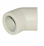 Кутник для поліпропіленової труби Hi-Therm D 25x45° (Італія) 130372