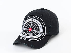 Чорна бейсболка з принтом Мета