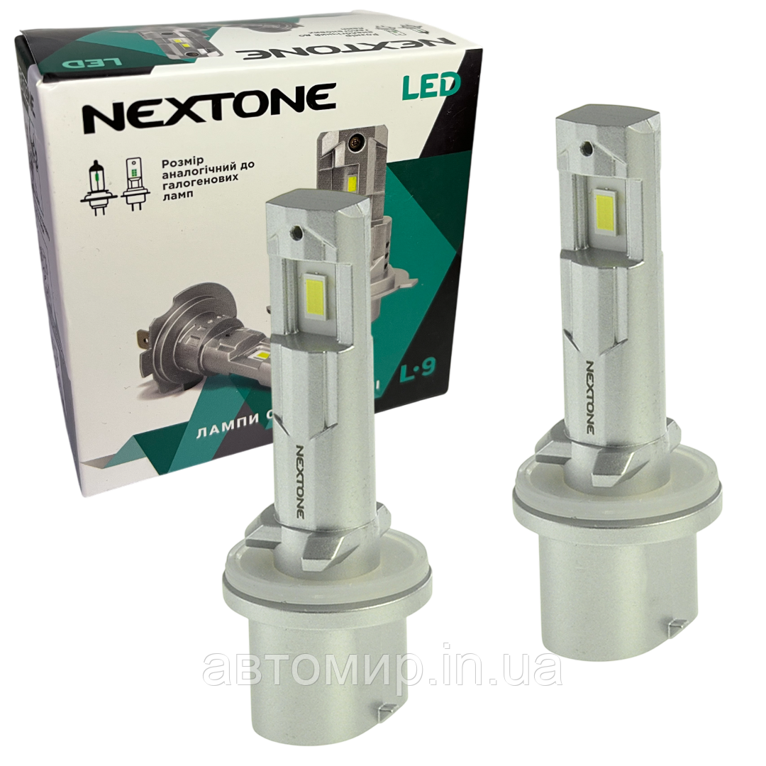 Автомобільні світлодіодні LED/ЛІД лампи у фару головного світла Nextone H27 L9 11-18V 6000K 20W 6000L