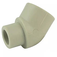 Кутник для поліпропіленової труби Hi-Therm D 20x45° ВЗ (Італія) 130390