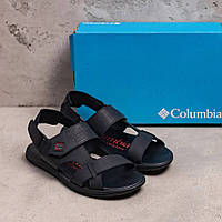 Шкіряні сандалі колір  чорний