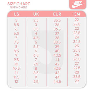 jordan air 1 size chart