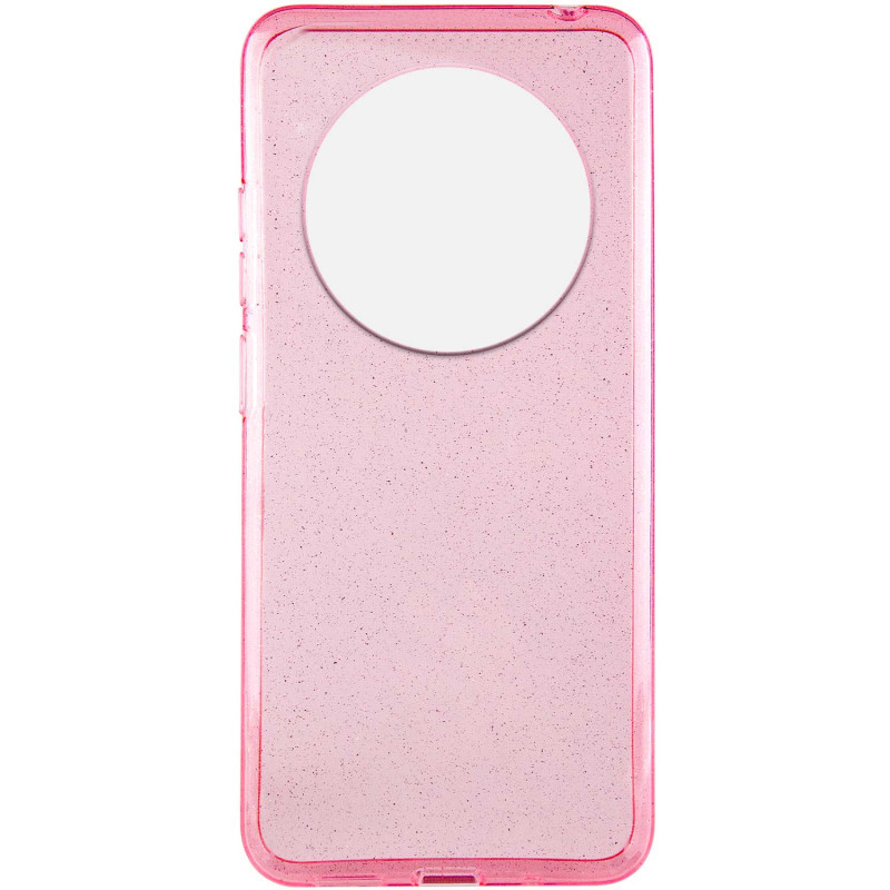 Прозорий чохол Nova Sparkle для Xiaomi Redmi A3 із блискітками Pink, фото 1