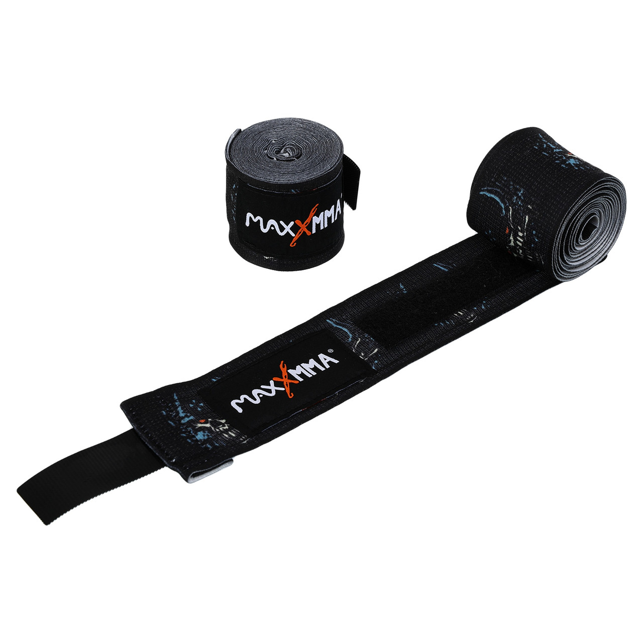 Бинт боксерський MaxxMMA 3м 2шт чорний, фото 1