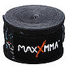 Бинт боксерський MaxxMMA 3м 2шт чорний, фото 6