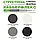 Фарба гумова структурна Графітова водостійка супереластична універсальна емаль «РабберФлекс» SkyLine для зовнішніх робіт 7 кг, фото 3