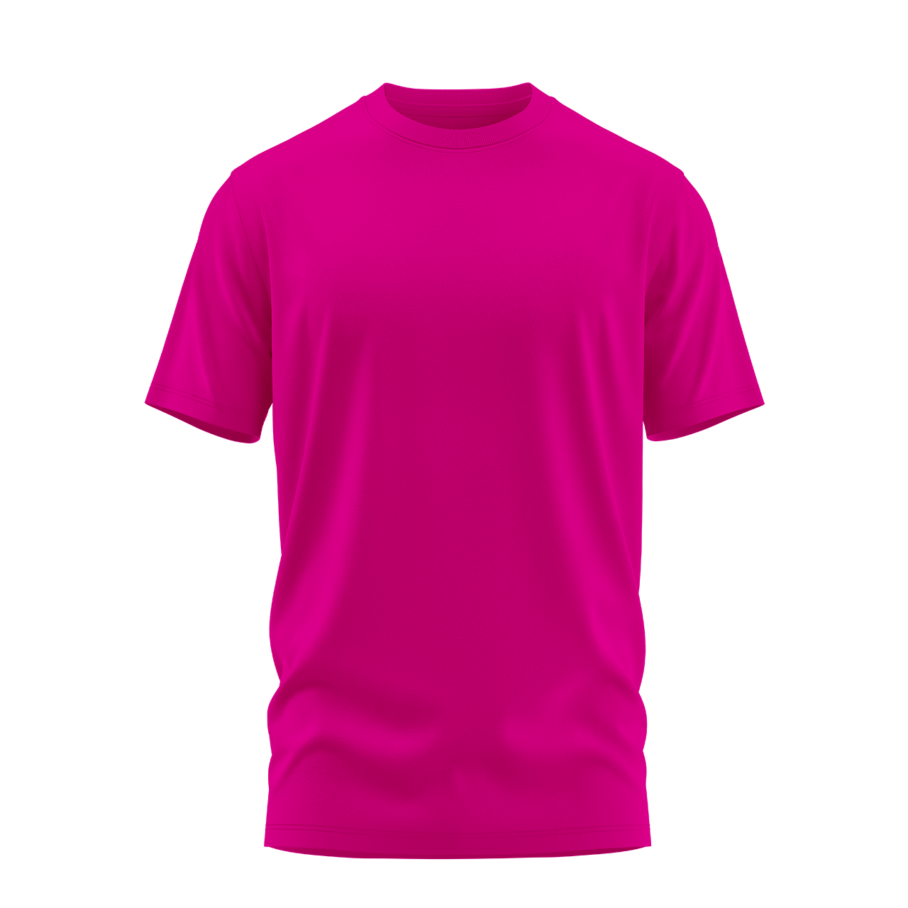 Дитяча футболка однотонна малинова стрейчева, 1-16 років, фото 1