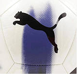 М`яч футбольний Puma CAGE ball білий, чорний, фіолетовий Уні (розмір 5) 084346-01, фото 2