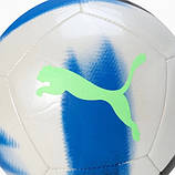 М`яч футбольний Puma Cage ball білий, синій Уні (розмір 5) 084346-02, фото 3