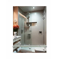 Дзеркало настінне Zerix SANSA MRZ04-450x600x100 прямокутне з полицею та декором