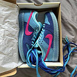 Блакитні замшеві кросівки чоловічі Nike SB Dunk Jewels ‘2025, фото 2