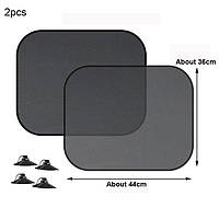 SEAMETAL 2 шт. сонцезахисні шторки на задні бічні вікна автомобіля, літній захист від сонця